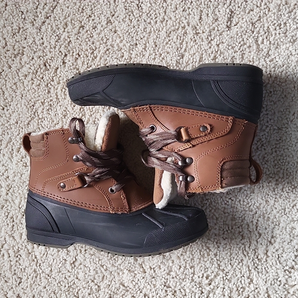 Boys Cat & Jack winter boots size 1 - Picture 4 of 6